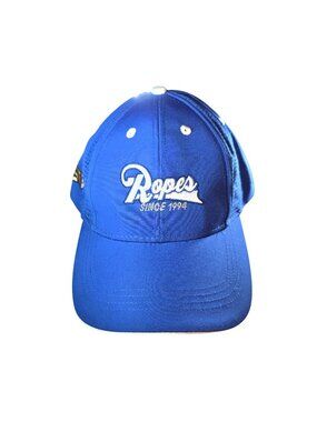 Ahead Cap Embroidered Logo Blue Baseball Hat Adjustable Strap